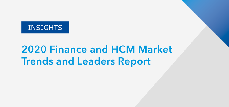 Top of MInd: Insights into 2020 Finance and HCM Market Trends and Leaders Report