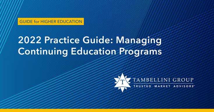 2022 Practice Guide: Managing Continuing Education Programs from Tambellini Group