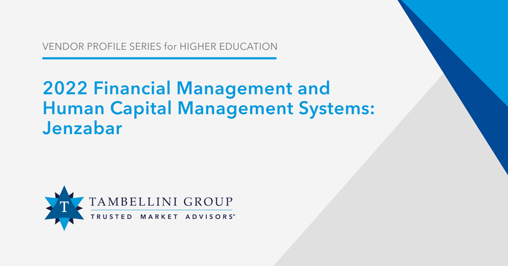 2022 Finance and HCM Vendor Profile Series: Jenzabar