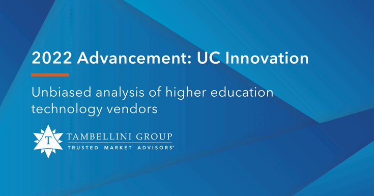 2022 Advancement Vendor Profile Series: UC Innovation by Tambellini Group