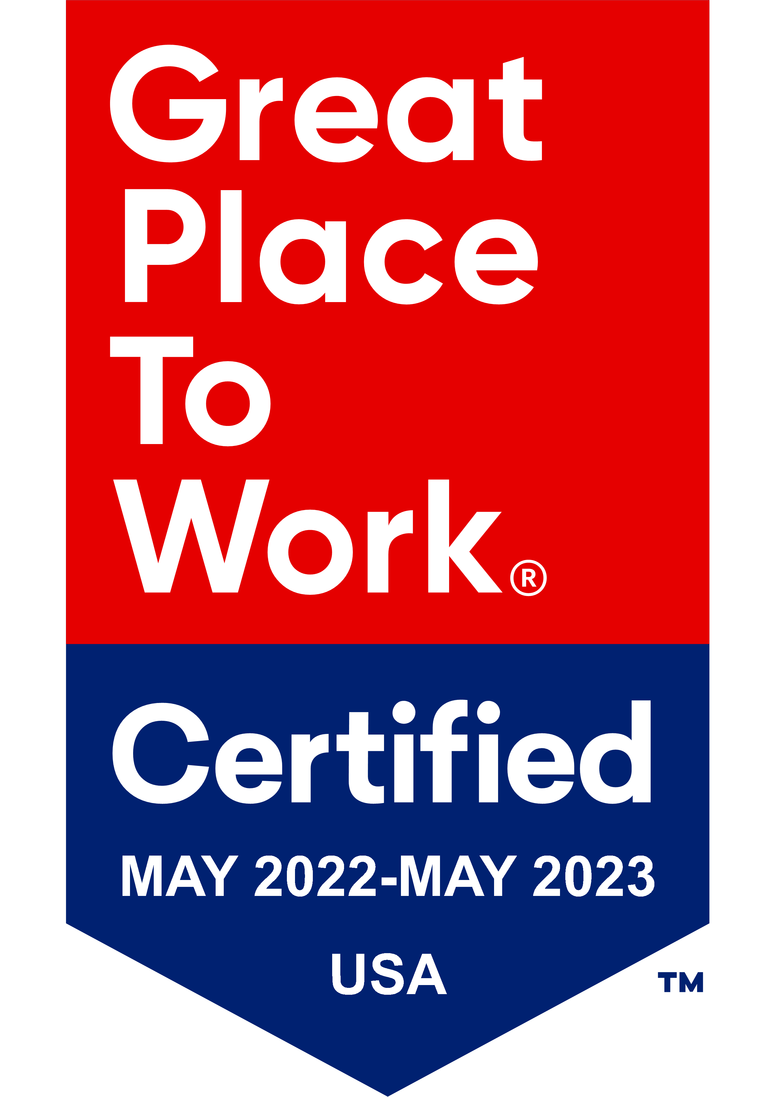 icon Great Place to Work® Certification 2022–2023