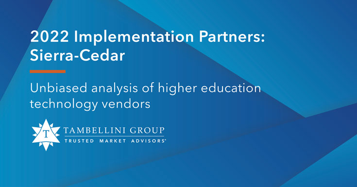 read Implementation Partner Vendor Profile Series: Sierra-Cedar by Tambellini Group