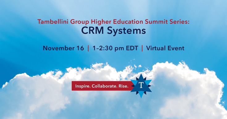 Higher Education Summit Series: CRM Systems