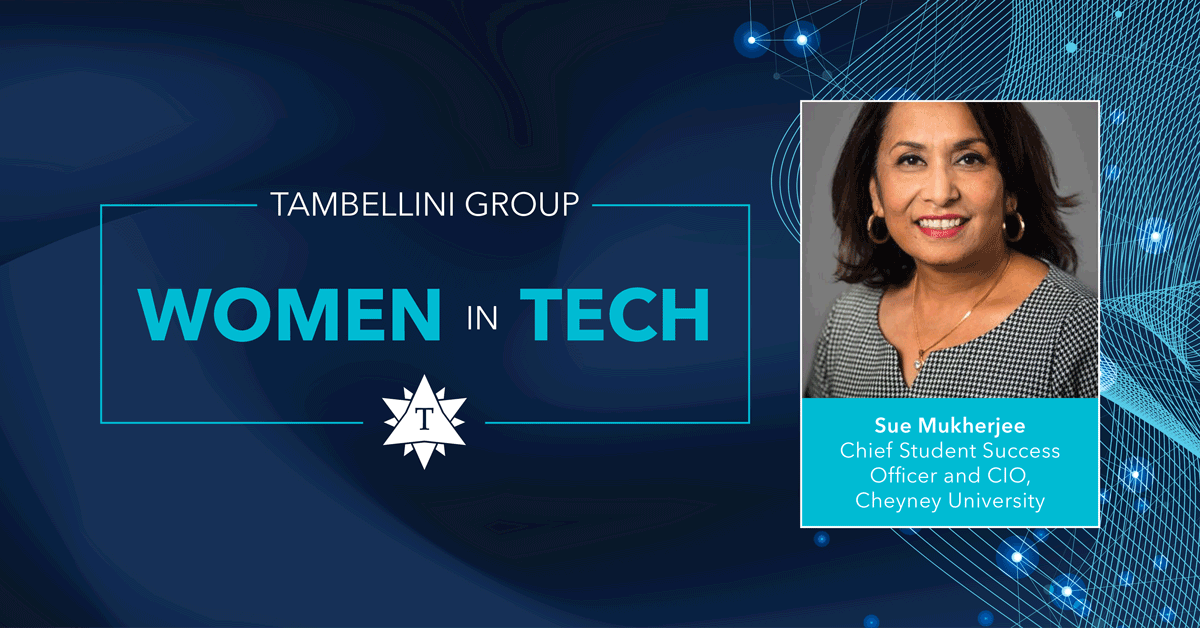 Women in Tech: Sue Mukherjee - The Tambellini Group