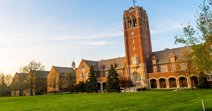 Saint Ignatius Hall on the campus of John Carroll University