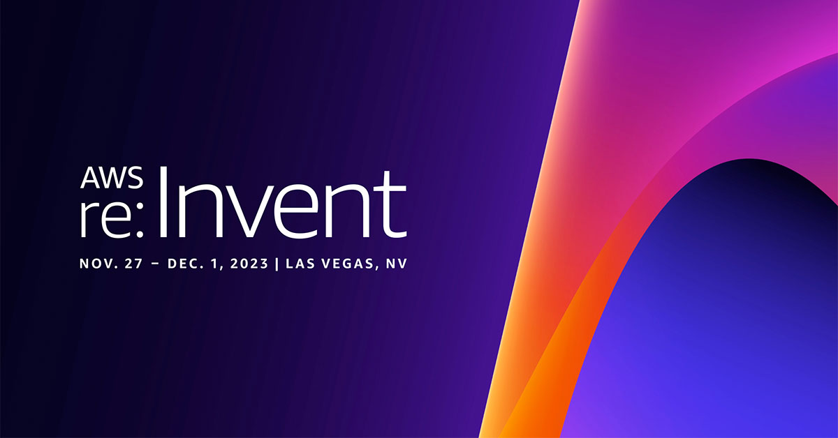 AWS reInvent 2023 event graphic