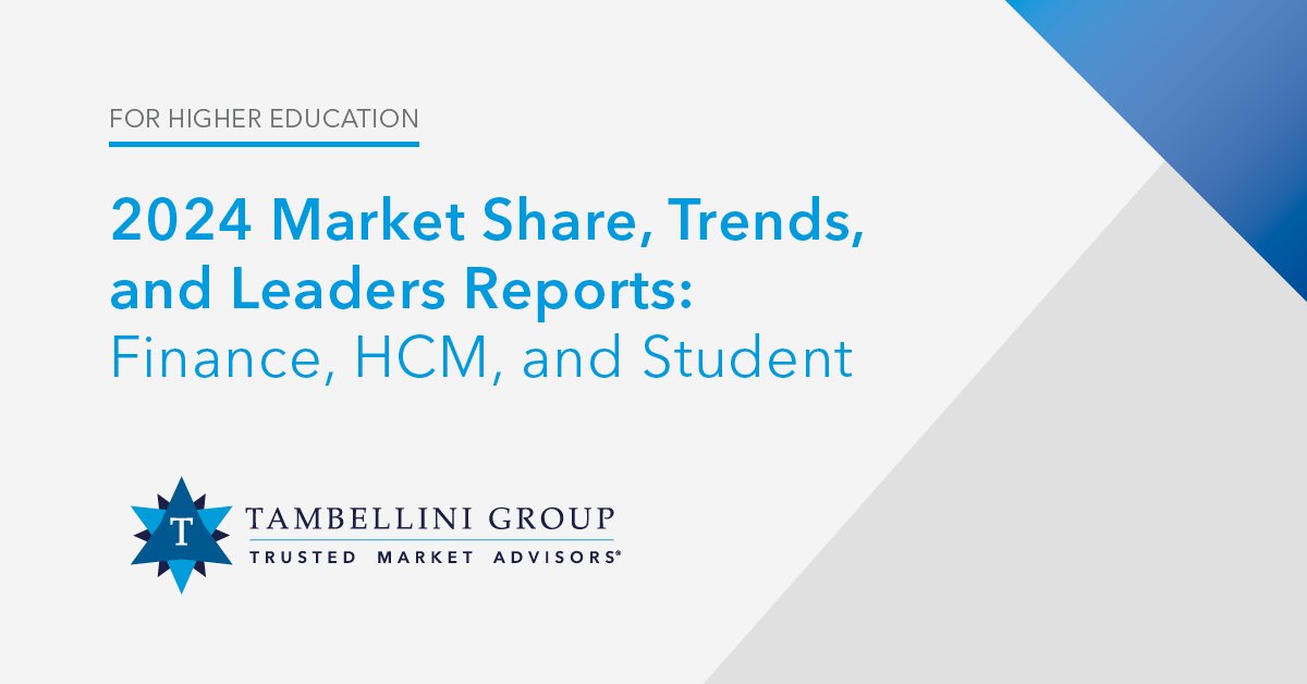 2024 Market Share, Trends, and Leaders Reports: Finance, HCM, and Student