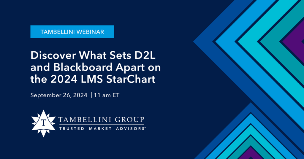 [Webinar] Discover What Sets D2L and Blackboard Apart on the 2024 LMS StarChart