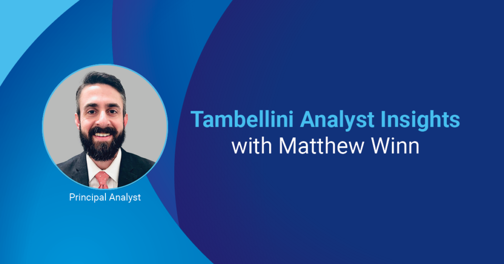 Tambellini Analyst Insights with Matthew Winn, PhD
