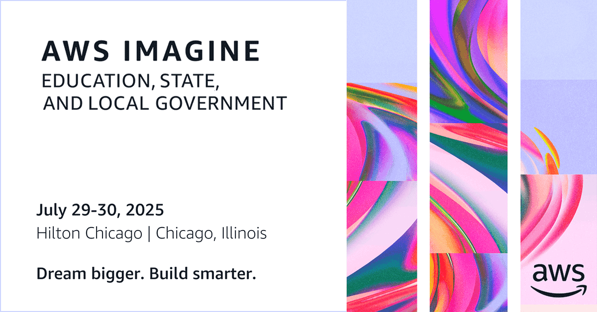 AWS Imagine 2025 event graphic