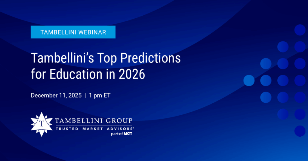 Attend the webinar Tambellini's Top Predictions for Education in 2026