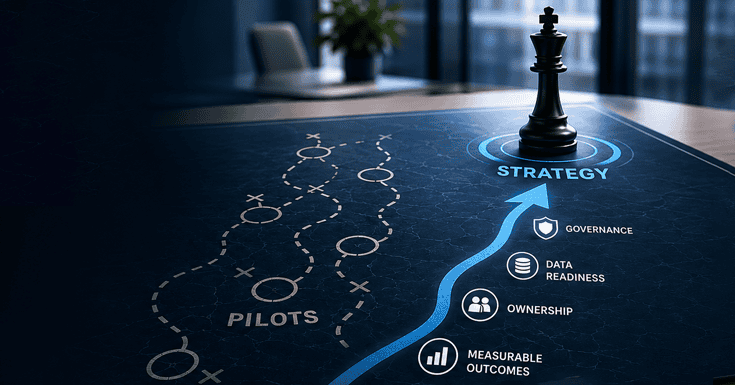 AI pilots are not an AI strategy