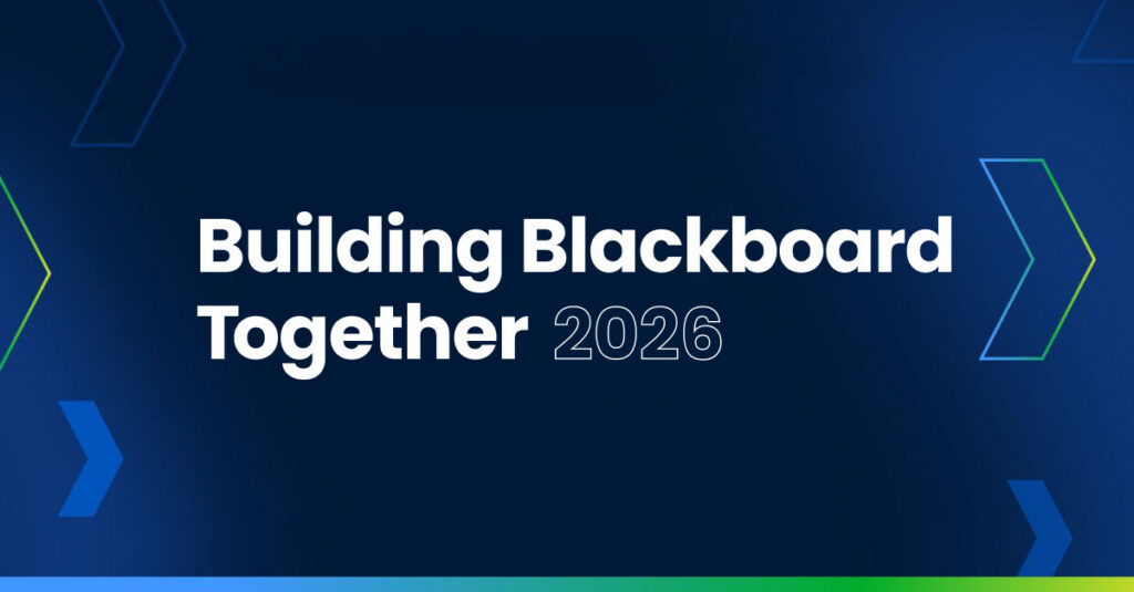 Building Blackboard Together 2026