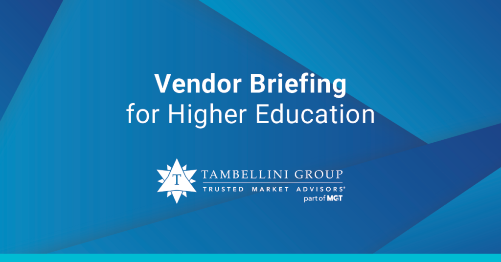 read Tambellini Group vendor briefing